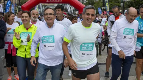 Zuloaga en la marcha AMAT