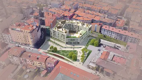 Santander.- Se cierra hoy el aparcamiento provisional de Tabacalera al comenzar las obras de las 66 VPO