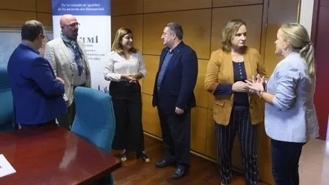 Reuni&oacute;n de Buruaga con el CERMI