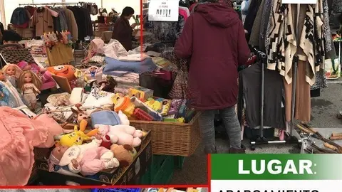 Cartel del X Mercado de Segunda Mano de Renedo