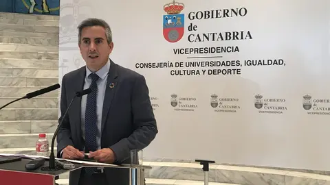 El vicepresidente y portavoz del Gobierno de Cantabria, Pablo Zuloaga