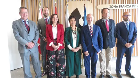 Imagen de la reuni&oacute;n de zonas francas de Espa&ntilde;a que este viernes se ha llevado a cabo en Vigo.