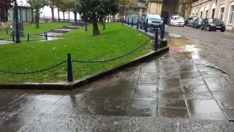 Lluvia en Euskadi.