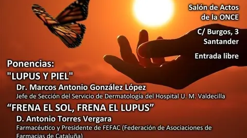 Cartel de la jornada sobre el lupus