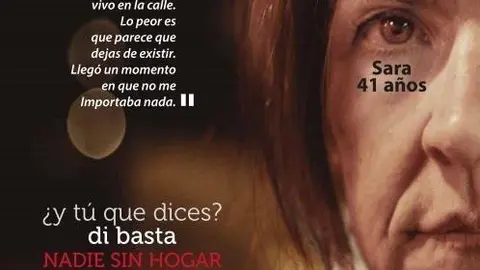 Cartel de la Jornada de las Personas Sin Hogar