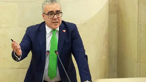 El portavoz parlamentario del PRC, Pedro Hernando