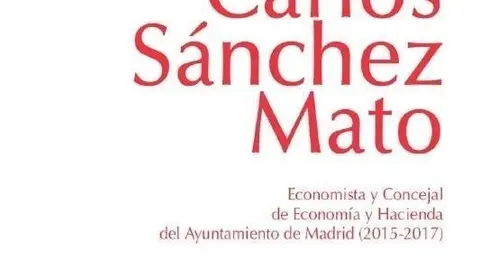 Cartel del acto con Carlos S&aacute;nchez Mato