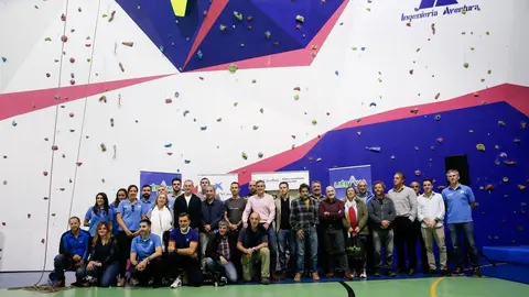 El vicepresidente del Gobierno de Cantabria y consejero de Universidades, Igualdad, Cultura y Deporte, Pablo Zuloaga, en las VI Jornadas de la Monta&ntilde;a Lebaniega en Potes