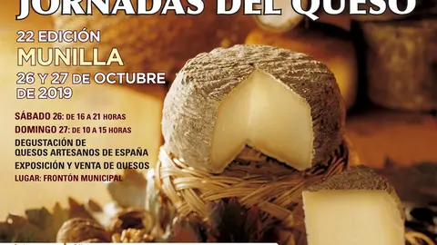 Cartel de las Jornadas de Queso de Munilla.