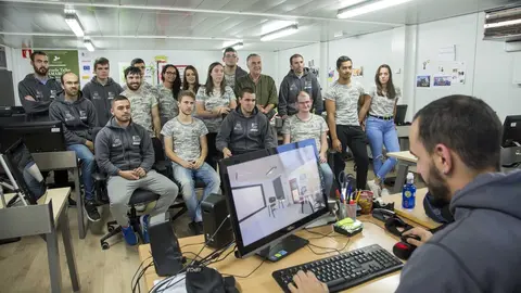 Alumnos escuela taller Camargo