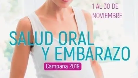 Cartel de la 'III Campa&ntilde;a Salud Oral y Embarazo'
