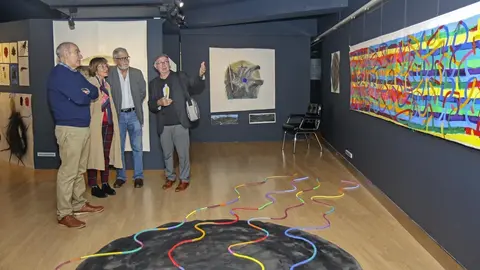 La directora de Acci&oacute;n Cultural, Eva Ranea, en la exposici&oacute;n