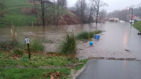 Inundaciones en Santillana del Mar