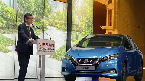 Mario Armero, vicepresidente ejecutivo de Anfac, en el 'V Foro Nissan de la Movilidad Sostenible', en Madrid