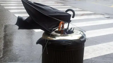 Lluvia, viento, temporal en Cantabria