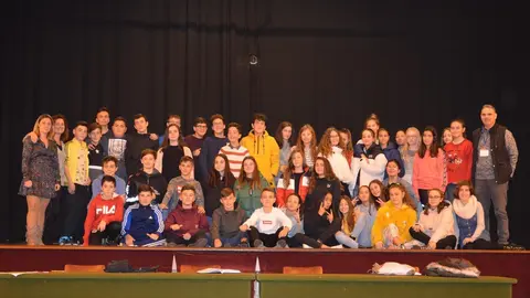 J&oacute;venes del IES Marqu&eacute;s de Santillana de Torrelavega que viajan a Londres