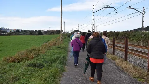 Vecinos de Pi&eacute;lagos y Bezana celebran el D&iacute;a de la Diabetes con ejercicio