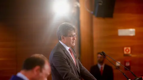 El consejero delegado del Banco Santander, Jos&eacute; Antonio &Aacute;lvarez &Aacute;lvarez, durante la presentaci&oacute;n de resultados primer semestre de 2019.