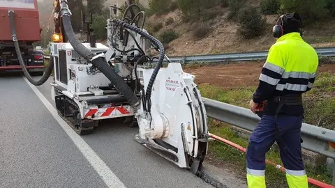 Obras para el despliegue de fibra &oacute;ptica