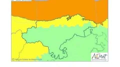 Avisos por viento y oleaje en Cantabria para el 17 de noviembre de 2019