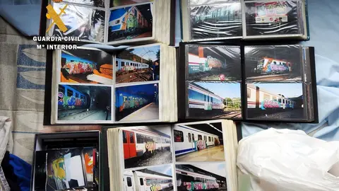 Fotos de los grafitis de los trenes