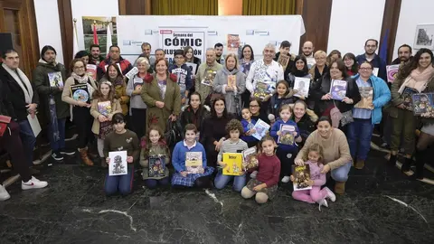 La alcaldesa de Santander, Gema Igual, en la entrega de los premios de la Semana del C&oacute;mic