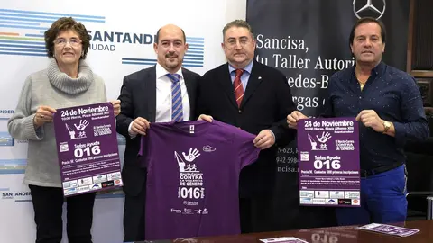 Presentaci&oacute;n Marcha solidaria contra la Violencia de G&eacute;nero de Santander