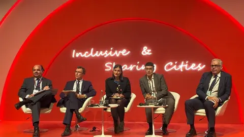 La alcldes de santander, Gema Igual, en Smart City Barcelona