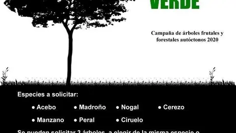 Cartel de la campa&ntilde;a 'Polanco verde'