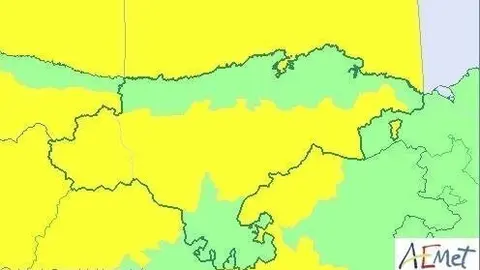 Avisos activos en Cantabria este viernes