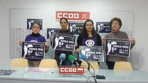 Comisi&oacute;n 8 de Marzo presenta manifestaci&oacute;n 25 N