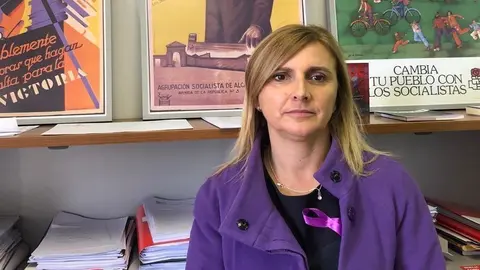 La portavoz del grupo socialista en el Parlamento de Cantabria y secretaria de Organizaci&oacute;n del PSOE de Cantabria , Noelia Cobo