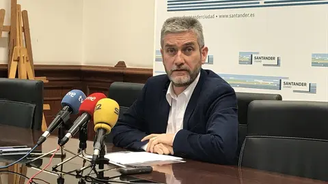 El portavoz del Grupo Municipal de Ciudadanos (Cs) en el Ayuntamiento de Santander, Javier Ceruti