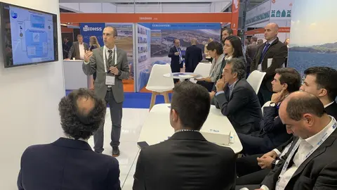 El consejero de Industria, Francisco Mart&iacute;n, presenta en Copenhague un proyecto europeo liderado por Cantabria que mejora la eficiencia de los e&oacute;licos marinos