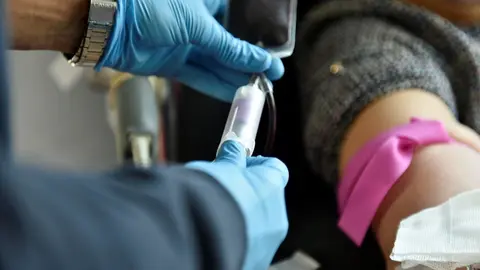 Donaci&oacute;n de sangre del Banco de Sangre