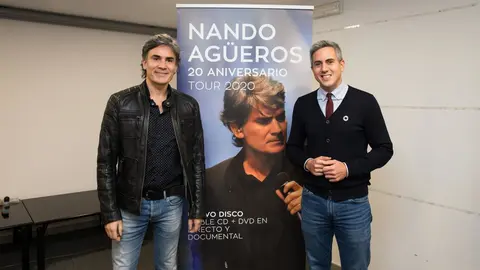 Nando Ag&uuml;eros con Pablo Zuloaga