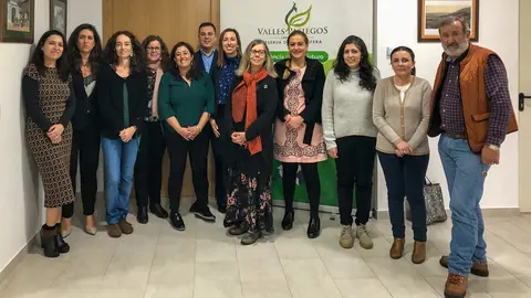 La consejera de Econom&iacute;a y Hacienda del Gobierno de Cantabria, Mar&iacute;a S&aacute;nchez, en la jornada 'Mujeres rurales. Mujeres visible' en Alceda (Corvera de Toranzo)