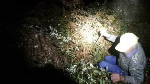 Rescate de un hombre en un zarzal