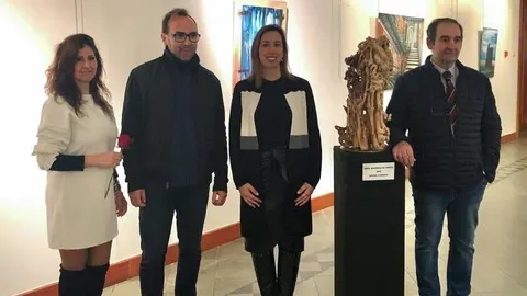 S&aacute;nchez destaca la calidad de las obras art&iacute;sticas de la exposici&oacute;n &lsquo;Blanca, Reina en Reinosa&rsquo;