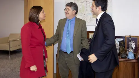 La consejera de Justicia con el decano del Colegio de Abogados