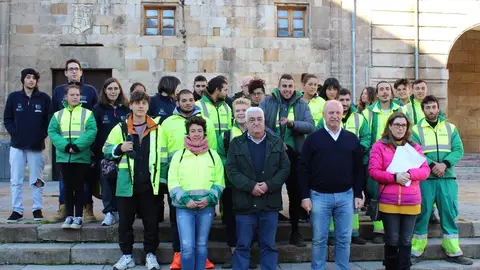 Alumnos de la Escuela Taller de Reinosa