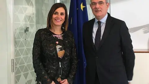 La consejera de Acci&oacute;n Exterior, Paula Fern&aacute;ndez, se re&uacute;ne en Bruselas con Jaume Duch, portavoz del Parlamento Europeo
