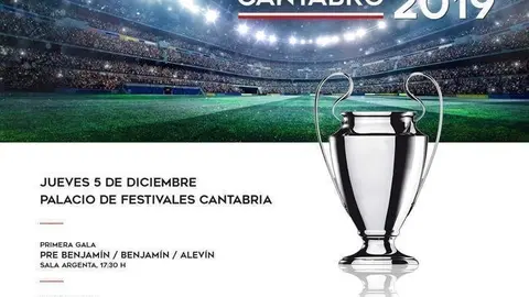 Cartel de la Gala del F&uacute;bol C&aacute;ntabro 2019