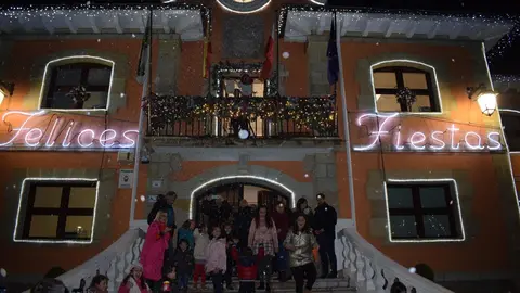 Encendido del alumbrado navide&ntilde;o en Pi&eacute;lagos