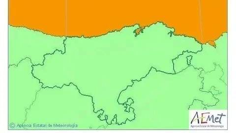 Cantabria, en riesgo de nivel naranja por oleaje el lunes, 9 de diciembre de 2019