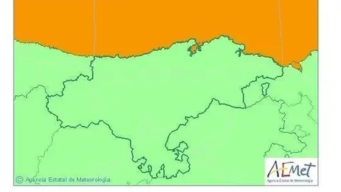 Aviso por oleaje en Cantabria el 10 de diciembre de 2019