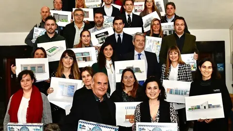 Presentaci&oacute;n del juego de mesa que reproduce comercios y calles de Santander