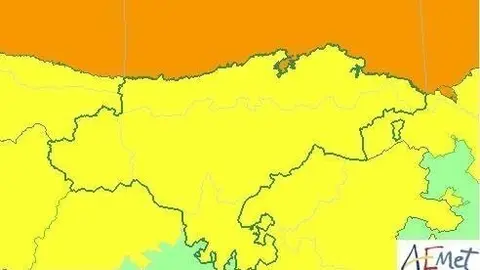 Avisos activos para este jueves en Cantabria