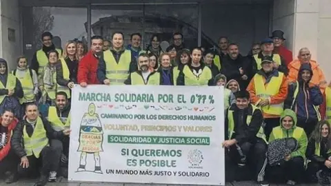 Marcha de Iniciativa Solidaria 0,77% en ediciones anteriores
