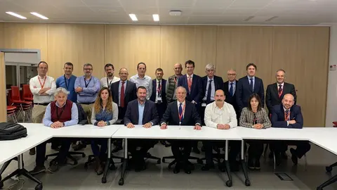 Acto firma acuerdo Viesgo-sindicatos